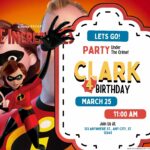 22+ The Incredibles Birthday Invitation Templates