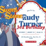 FREE 16+ Sword in the Stone Birthday Invitations | 2026 Canva Templates