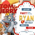 20+ Free Printable Tom and Jerry Birthday Invitation Templates (Easy Step Custom in Canva)