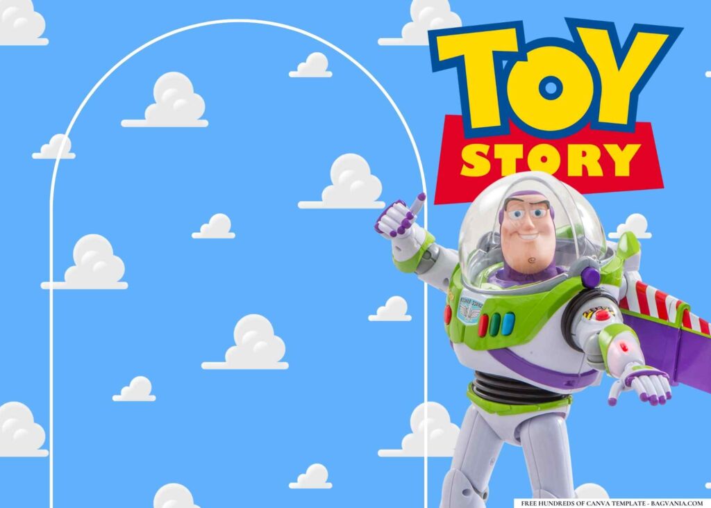 FREE Toy Story Adventure Birthday Canva Templates 10