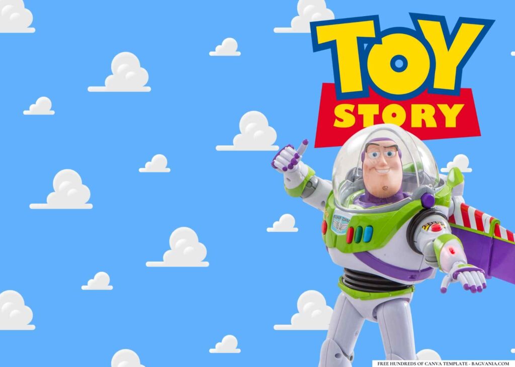 FREE Toy Story Adventure Birthday Canva Templates 12