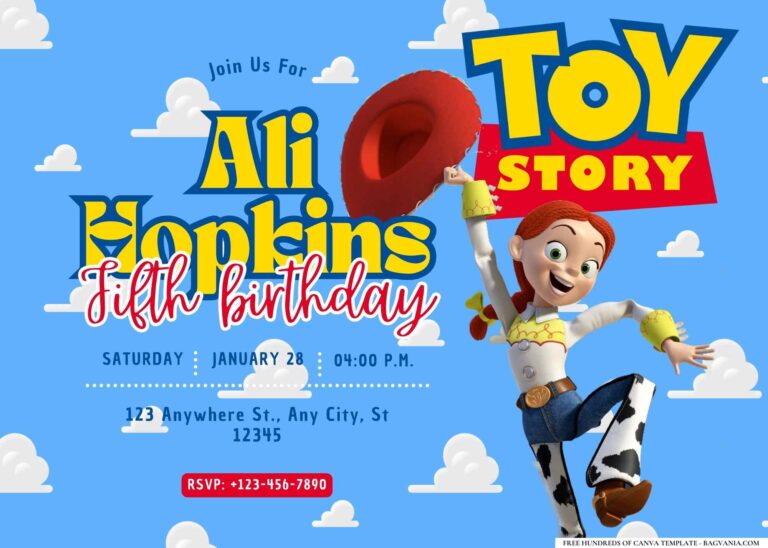 FREE Editable Toy Story Adventure Birthday Invitation