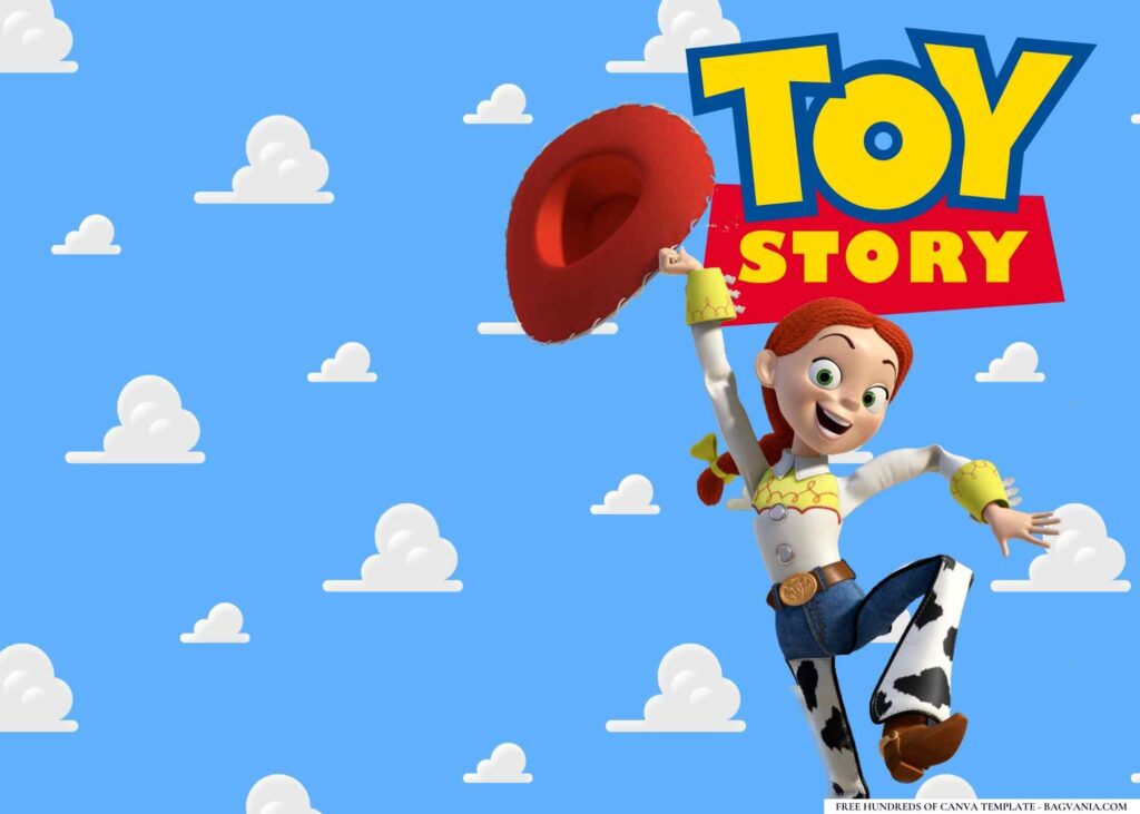 FREE Toy Story Adventure Birthday Canva Templates 8