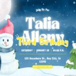 18+ Winter Wonderland Birthday Invitation Templates