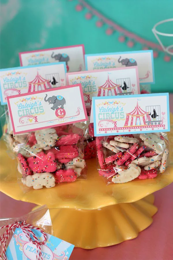Editable Canva Dumbo Invitation featuring watercolor elephant, soft blue background, rainbow accents, and whimsical birthday details