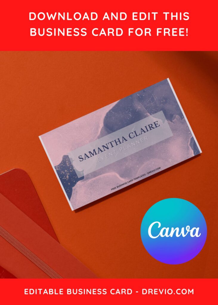 10+ Creative Watercolor Canva Business Card Templates G
