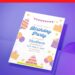 (Free Editable PDF) Fun And Sweet Treats Birthday Invitation Templates