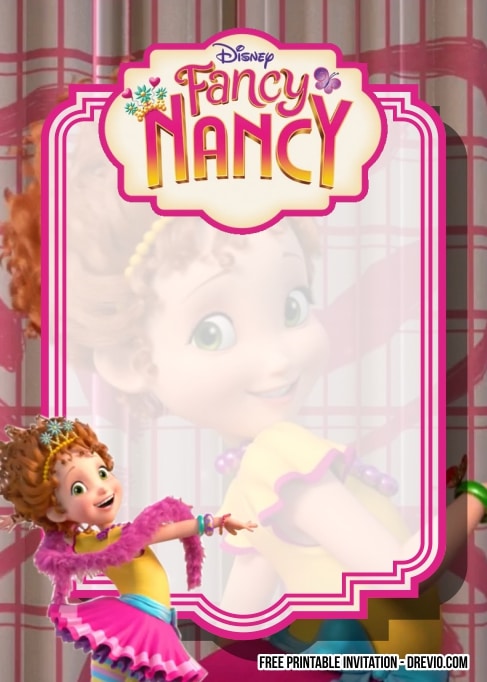 Fancy Nancy Birthday Invitations