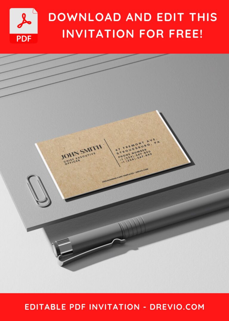 10+ Kraft Cardboard Canva Business Card Templates