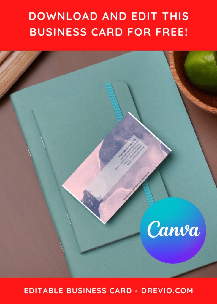 10+ Creative Watercolor Canva Business Card Templates H
