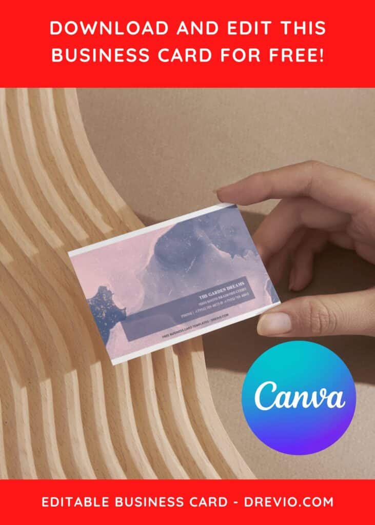 10+ Creative Watercolor Canva Business Card Templates I