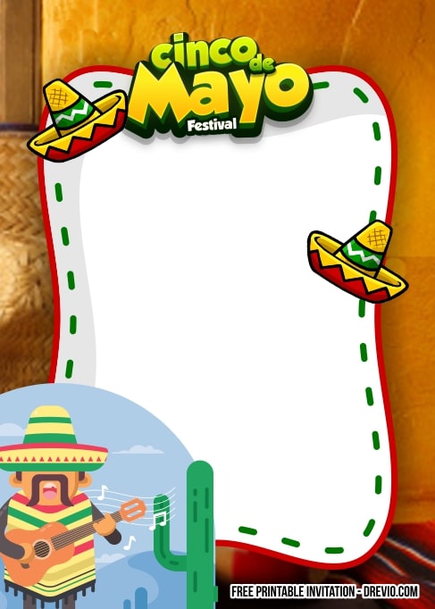 Cinco de Mayo Themed Invitations