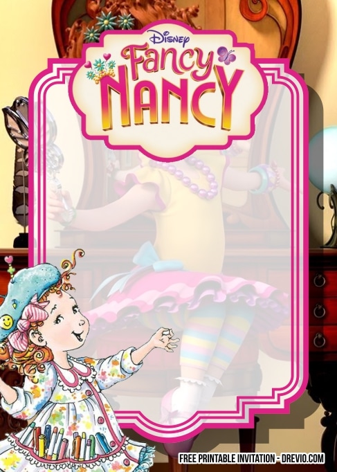Fancy Nancy Birthday Invitations