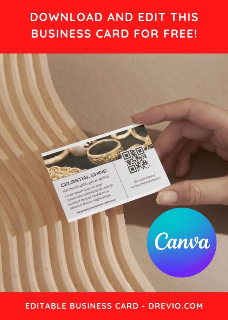 10+ Sleek Jewelry Canva Business Card Templates