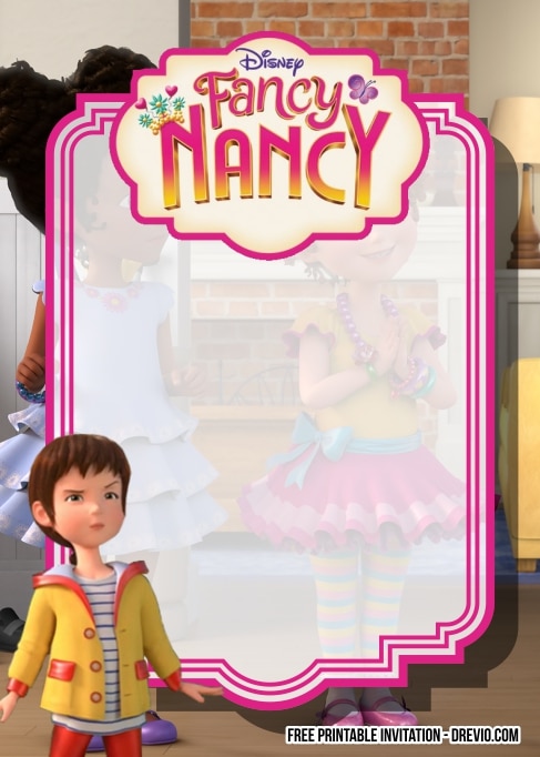 Fancy Nancy Birthday Invitations