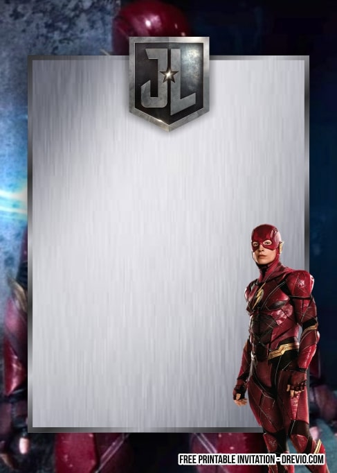 FREE Justice League Invitations