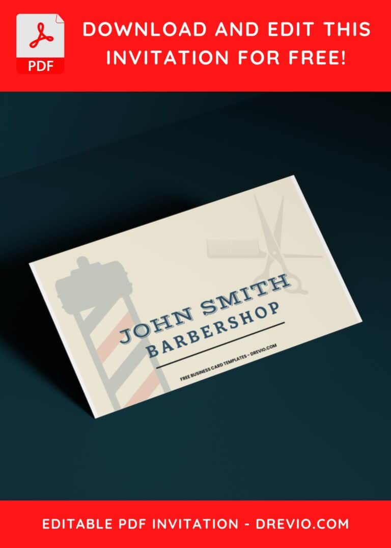 10+ Minimal Barbershop Canva Business Card Templates