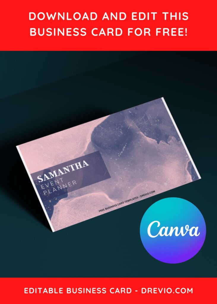 10+ Creative Watercolor Canva Business Card Templates K