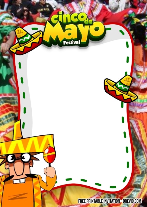 Cinco de Mayo Themed Invitations