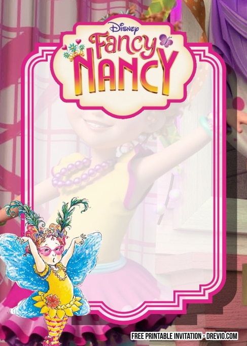 Fancy Nancy Birthday Invitations