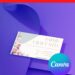 10+ Modern Minimal Floral Canva Business Card Templates