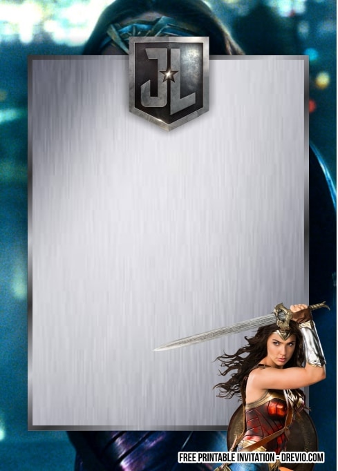 FREE Justice League Invitations