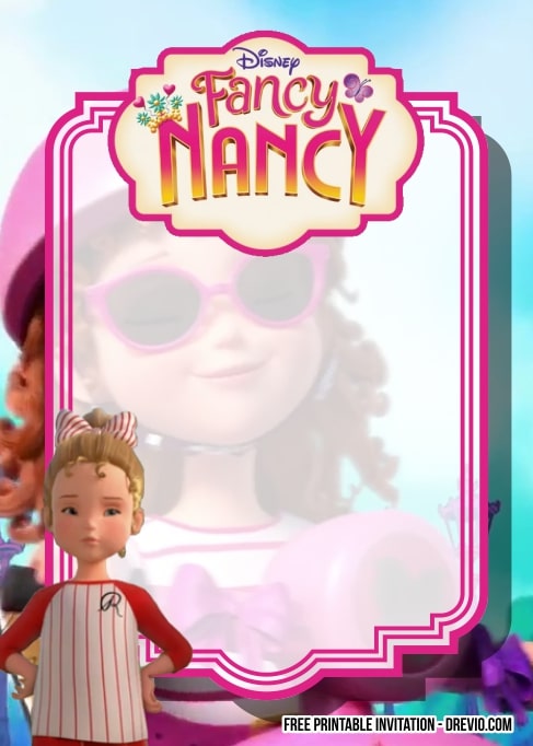 Fancy Nancy Birthday Invitations