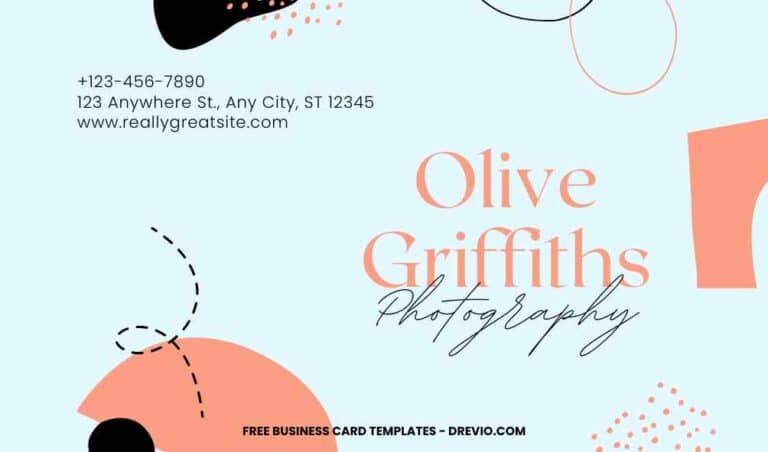 FREE Editable Abstract Art Business Card Template