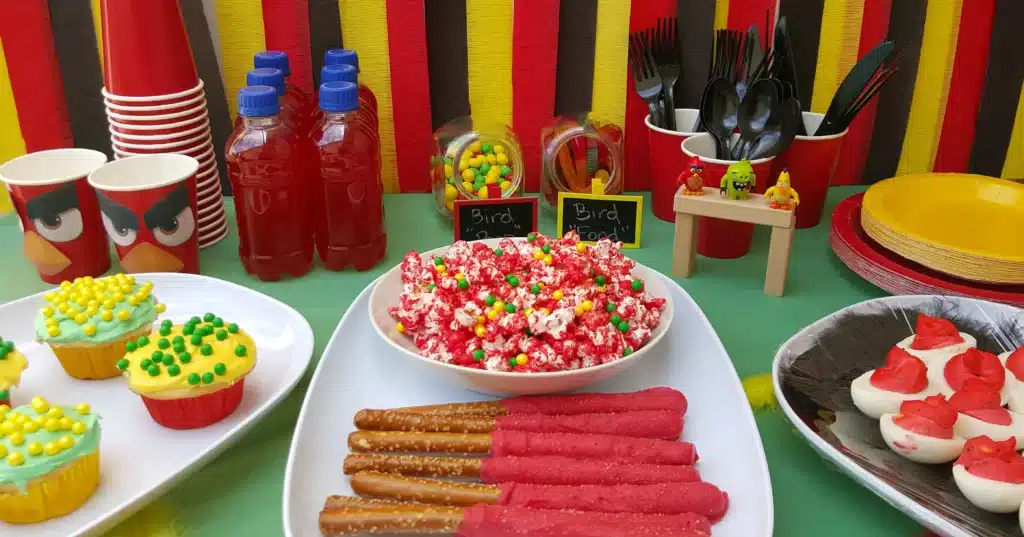 Angry Birds Birthday Foods