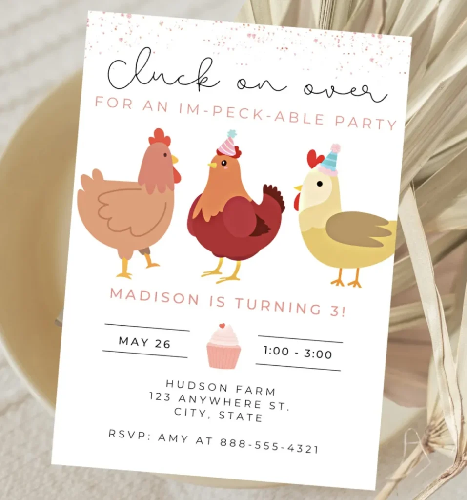 14+ Chicken Run Birthday Invitation Templates