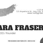 11 Creative Brushstroke Business Card Template