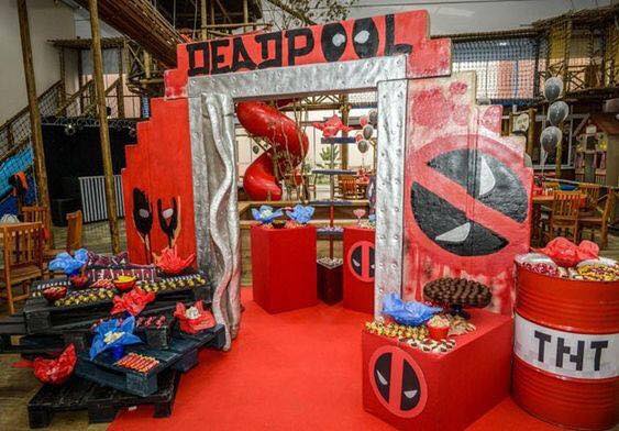Deadpool Birthday Party Decor