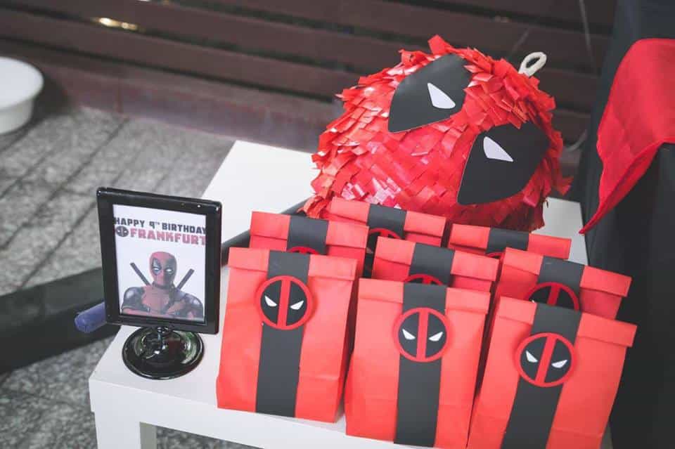 Deadpool Birthday Party Favors