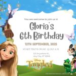 FREE 11+ Adventure With Tangled Birthday Invitation Templates