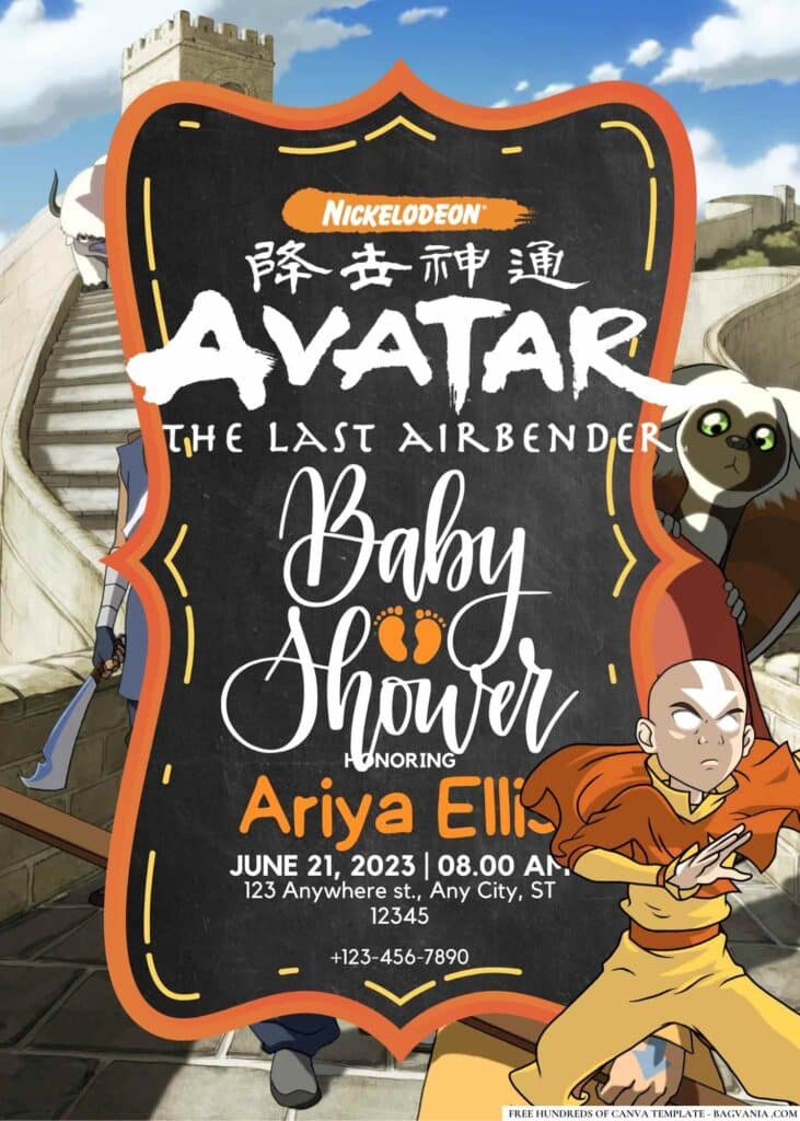 Avatar Baby Shower Invitation