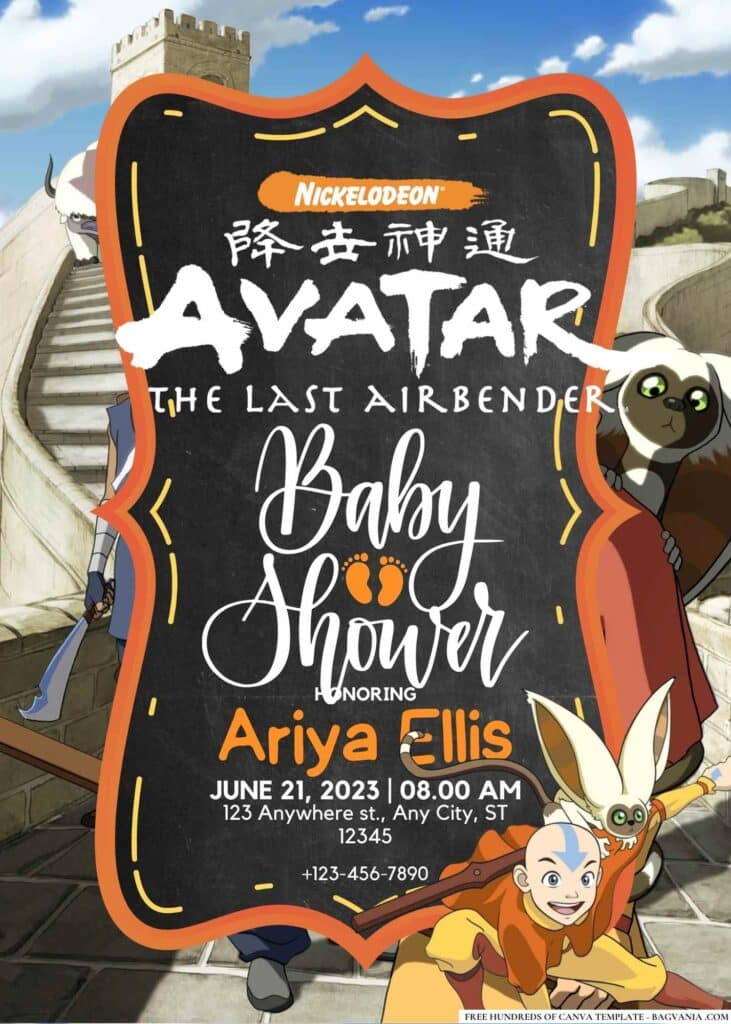 Avatar Baby Shower Invitation