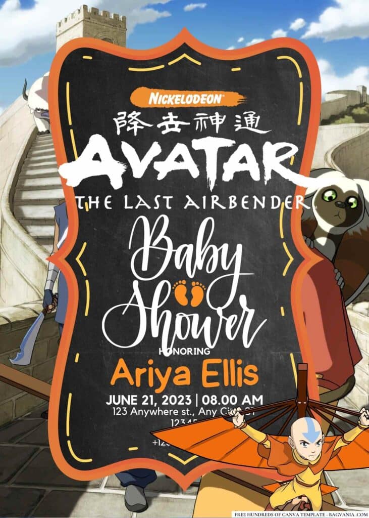 Avatar Baby Shower Invitation