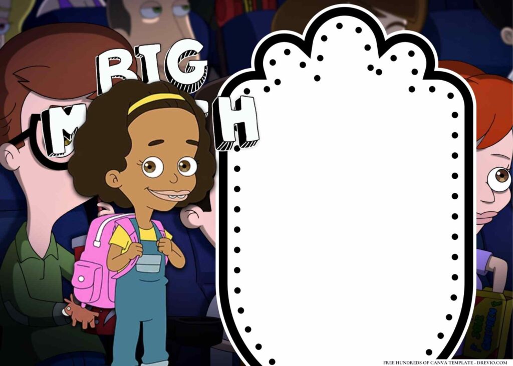 FREE Big Mouth Birthday Canva Templates 18