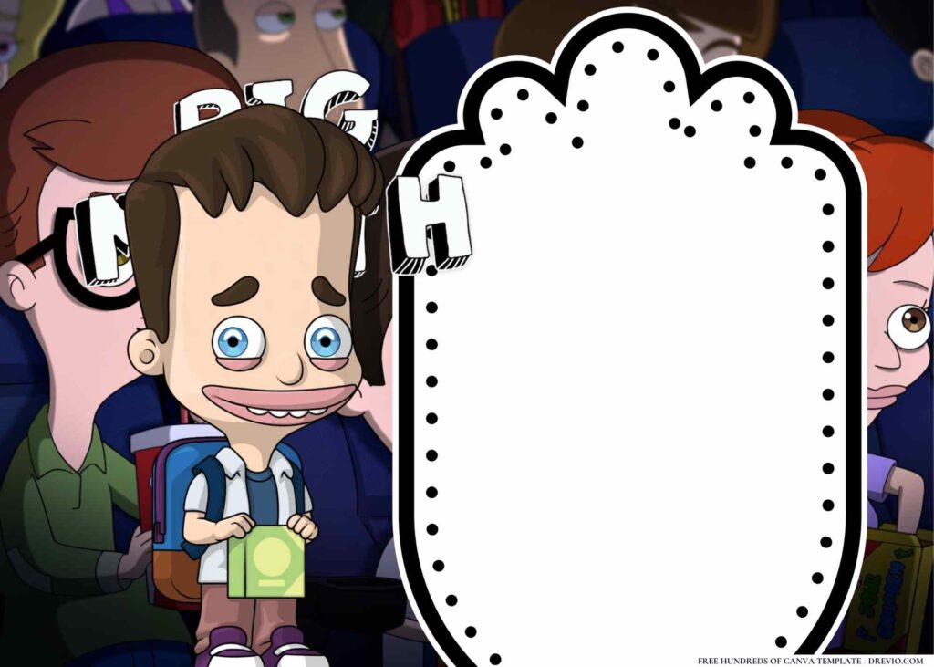 FREE Big Mouth Birthday Canva Templates 2