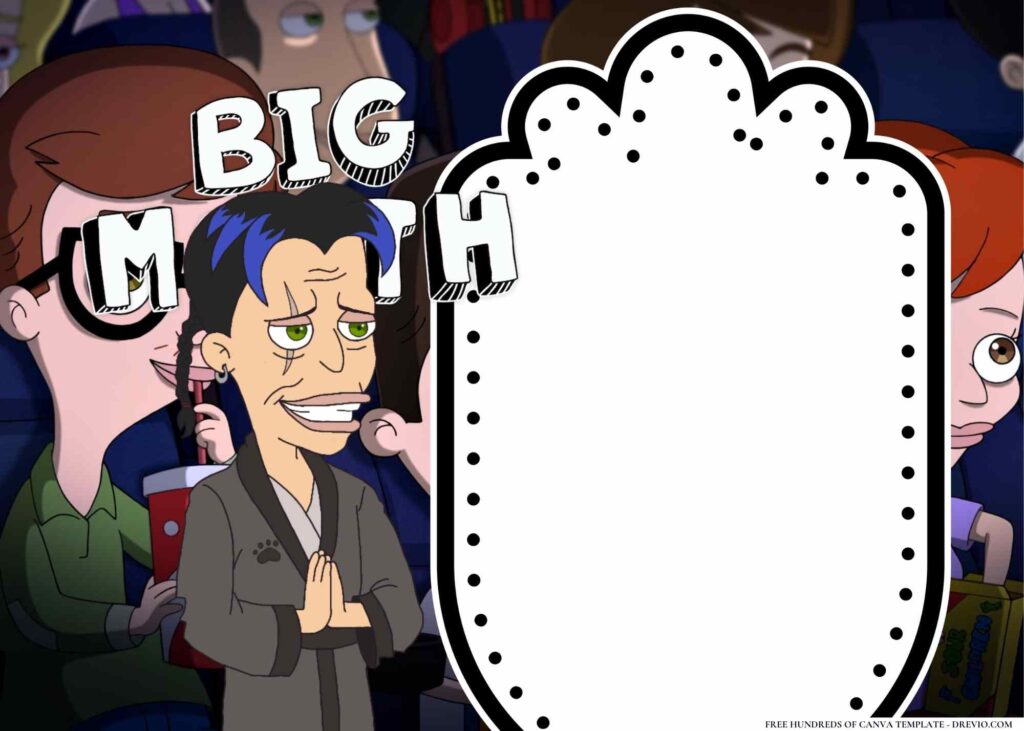 FREE Big Mouth Birthday Canva Templates 6