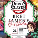 14+ Updated Demon Slayer Birthday Invitation (Free Canva Link Inside) 