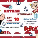 22+ Cute & Classic Popeye Birthday Invitation Templates | FREE Canva 2026