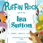 18+ FREE Puffin Rock Birthday Invitation Canva Templates with a Cozy Island Theme (2026 Collection)