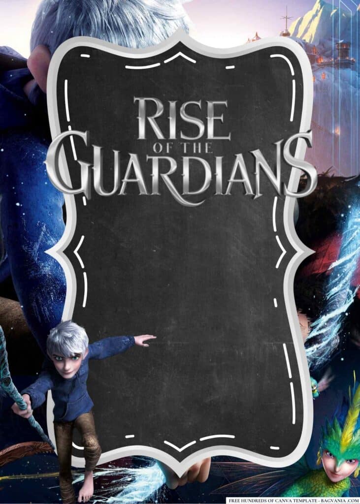 FREE Rise of the Guardians Baby Shower Canva Templates 12