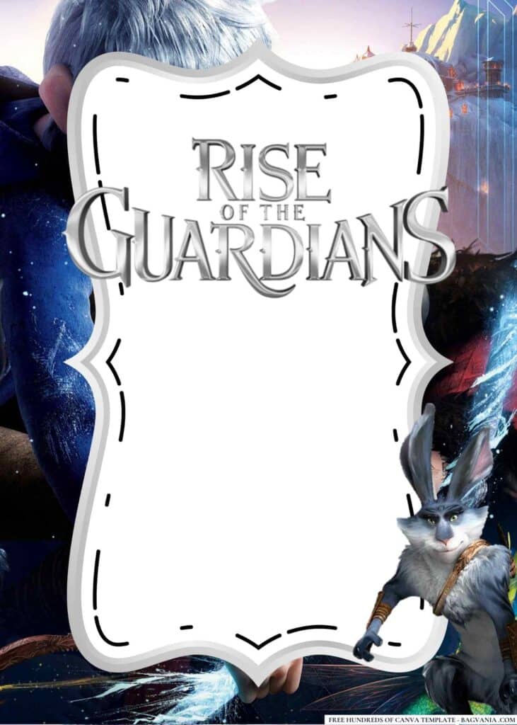 FREE Rise of the Guardians Baby Shower Canva Templates 14