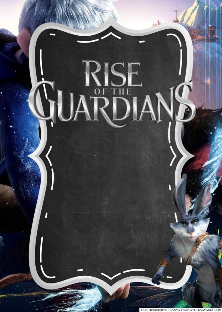 FREE Rise of the Guardians Baby Shower Canva Templates 16