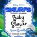 Smurfs Baby Shower Invitations