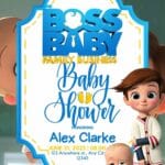 16+ The Boss Baby Baby Shower Invitation Templates
