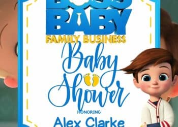 The Boss Baby Baby Shower Invitation