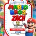FREE Editable The Super Mario Bros. Movie Birthday Invitation